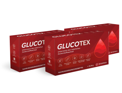 Glucotex Produktpackungen